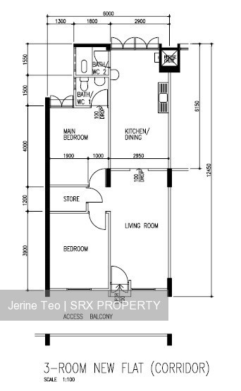 Blk 129 Bedok North Street 2 (Bedok), HDB 3 Rooms #205630641